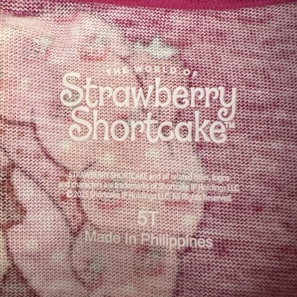 Strawberry Shortcake Toddler Girls Print Dress with Short Sleeves 5T New - Picture 4 of 6